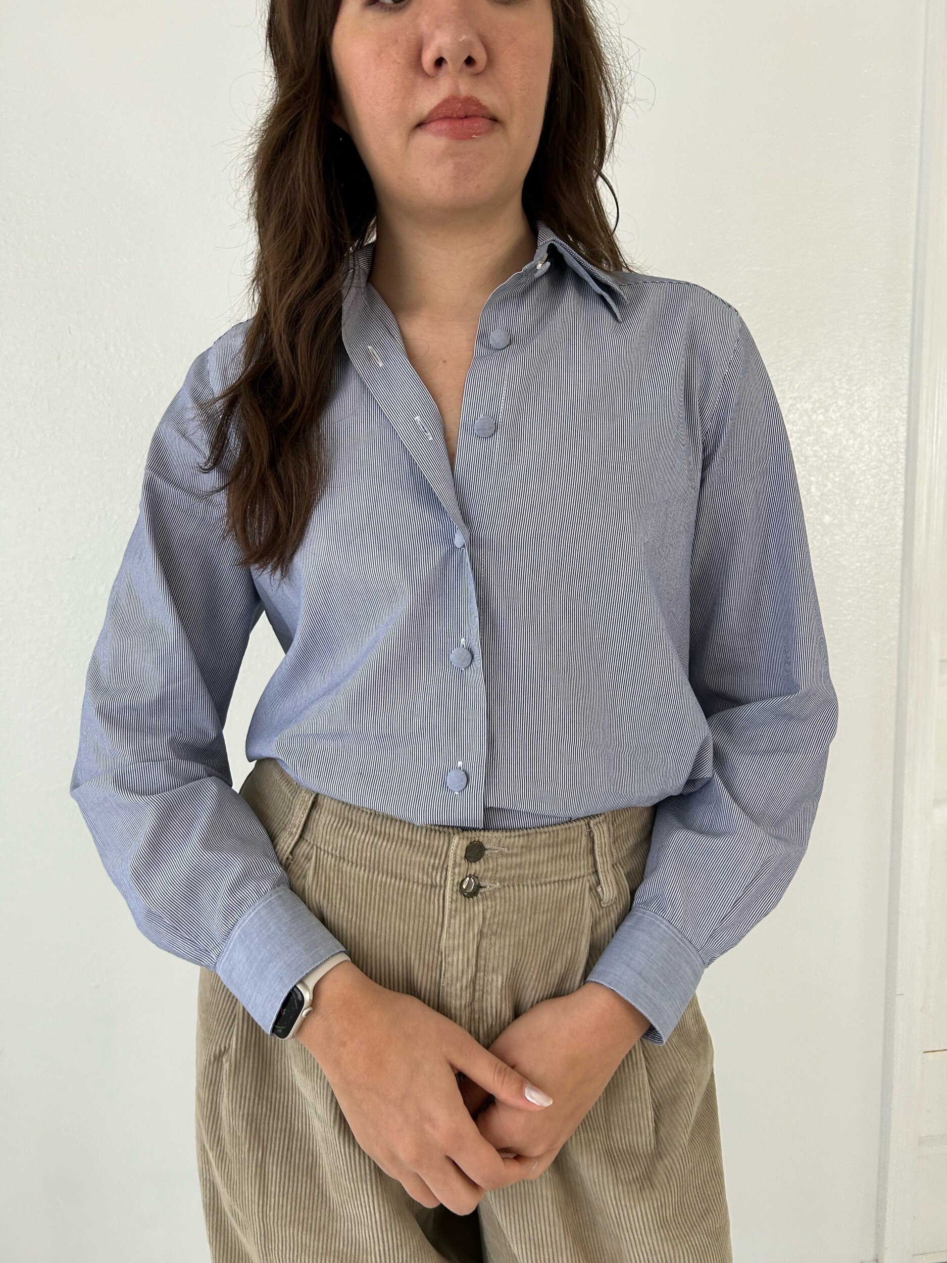 フランス製　fil a fil Suqare Cut Bottom Shirts フランス製 fil a fil Suqare Cut Bottom Shirts - メルカリ