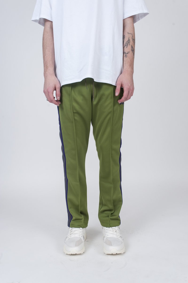 Needles Narrow Track Pant Poly Smooth Green | Garmentory