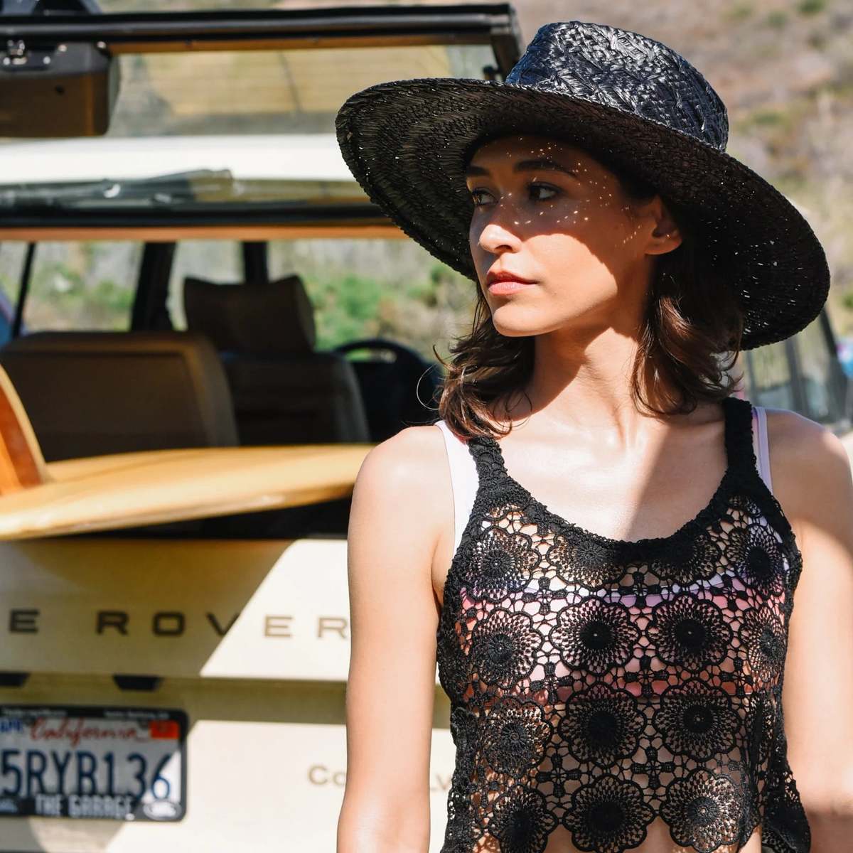 WYETH Suki Hat - Black | Garmentory display picture 1