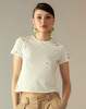 Cynthia Rowley Distressed Tee - White - Thumbnail 1