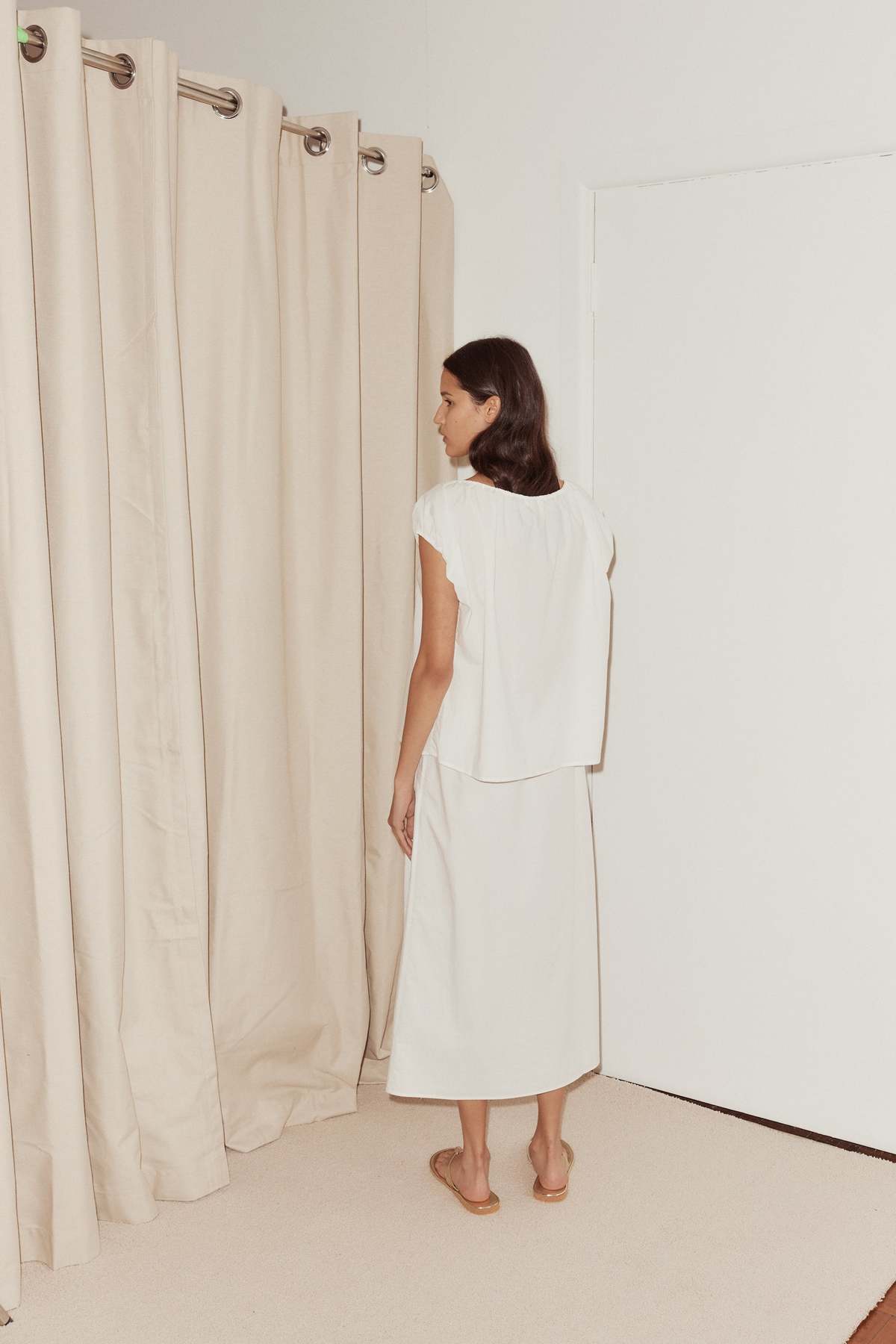 Deiji Studios One Panel Top - White | Garmentory