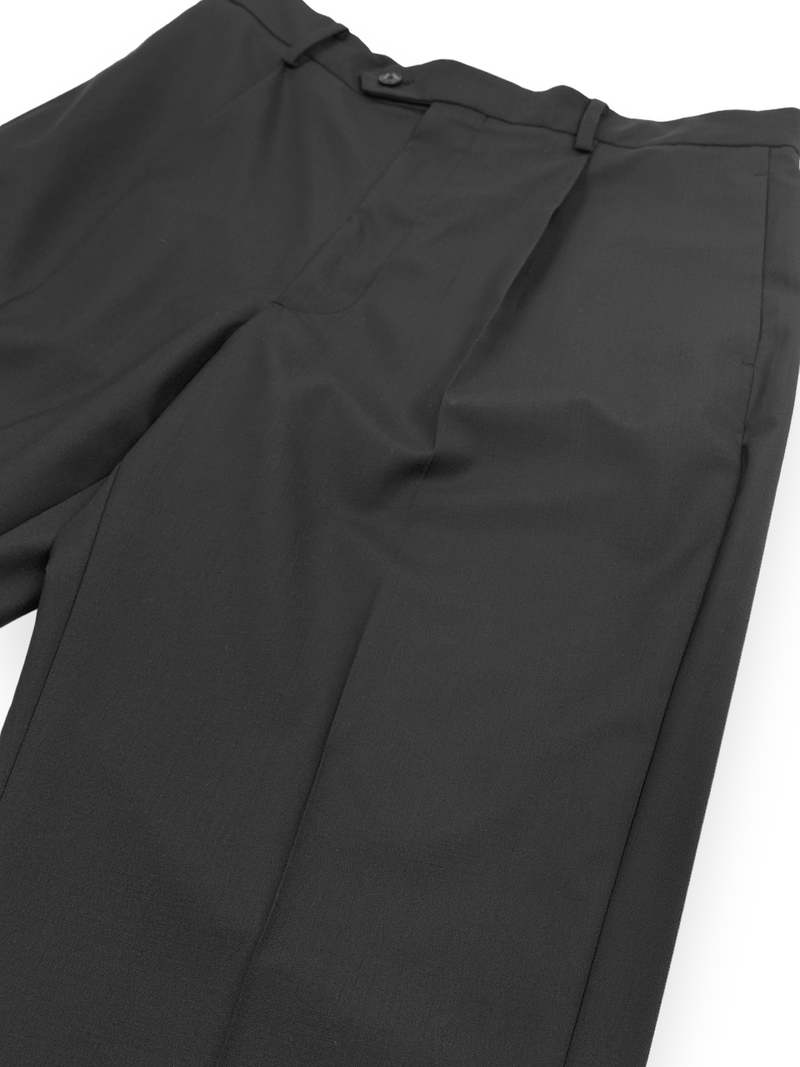 Goldwin WOOL X BAMBOO ONE TUCK PANTS - Black | Garmentory