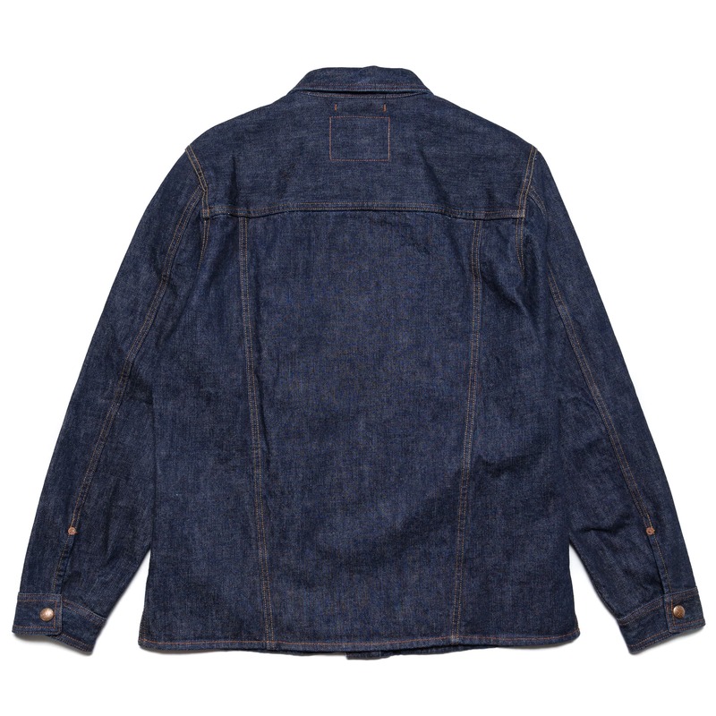 Indigofera Fargo Trucker Shiroyama 18oz Japanese Selvedge Denim jackets - Blue Indigofera Fargo Trucker Shiroyama 18oz Japanese Selvedge Denim jackets - Blue