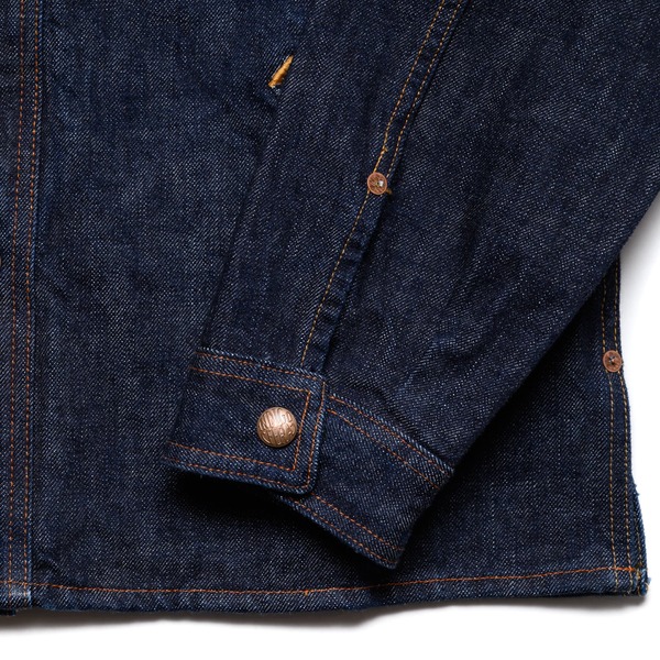 Indigofera Fargo Trucker Shiroyama 18oz Japanese Selvedge Denim jackets - Blue Indigofera Fargo Trucker Shiroyama 18oz Japanese Selvedge Denim jackets - Blue