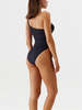 Melissa Odabash Bodrum 1 Shoulder One Piece - Black - Thumbnail 3