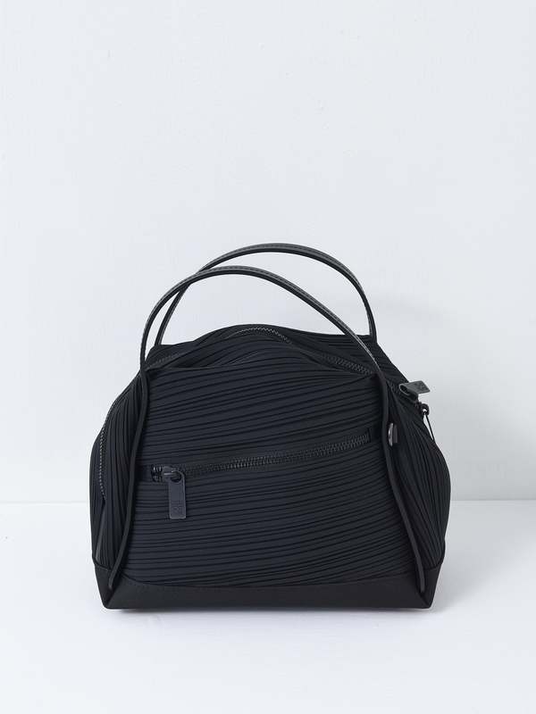 Pleats Please By Issey Miyake Bias Pleats Bag - Black | Garmentory