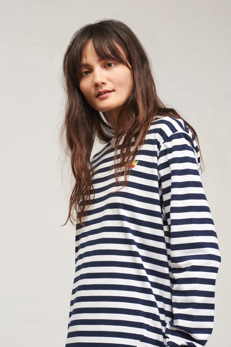 Kowtow Building Block Boyfriend Top