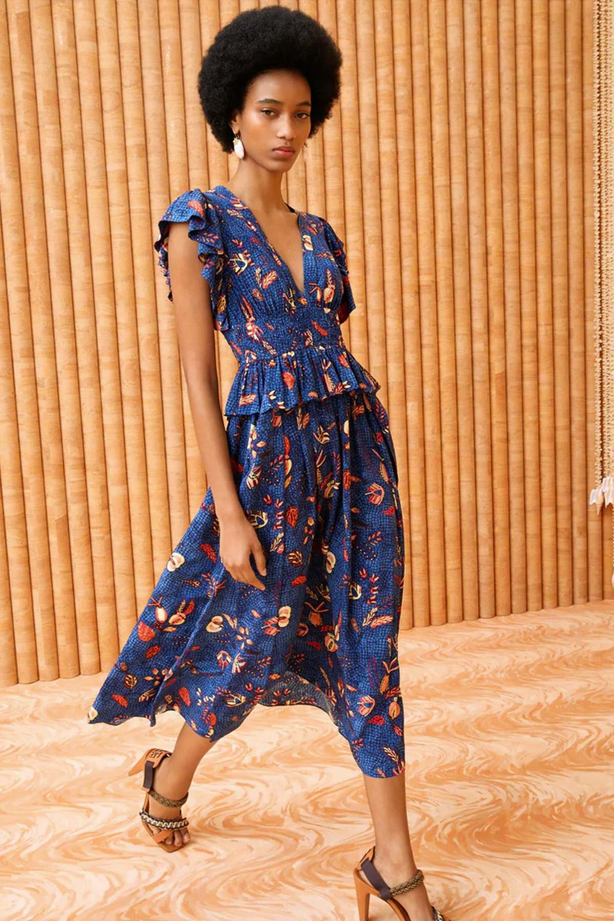 Ulla Johnson Brielle Dress - Blue Dahlia | Garmentory