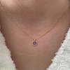 Jennie Kwon Designs Blue Sapphire Aria Necklace - Multi - Thumbnail 1