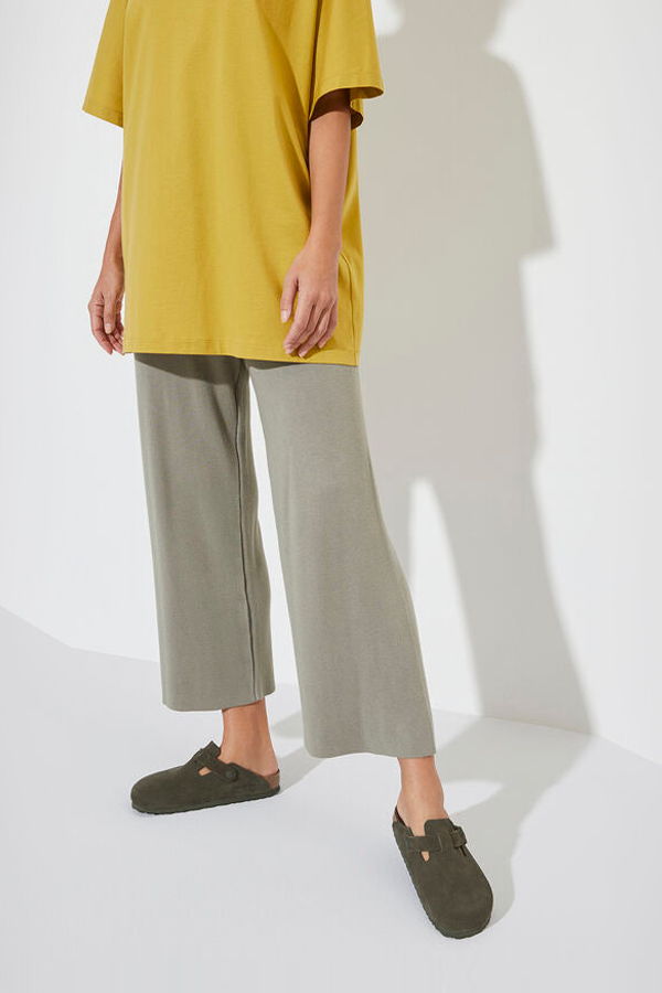 Birkenstock Boston Suede Leather clog - Modern Suede Thyme