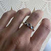 Jennie Kwon Designs Blue Sapphire Aria Ring - 14K Yellow/14K Rose/14K White - Thumbnail 3