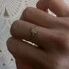 Jennie Kwon Designs Diamond Daisy Whisper Ring - 14K Yellow/14K Rose/14K White - Thumbnail 3
