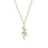 Jennie Kwon Designs Diamond Vine Necklace - 14K Yellow/14K Rose/14K White - Thumbnail 2