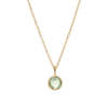Jennie Kwon Designs Green Sapphire Aria Necklace - 14K Yellow/14K Rose/14K White - Thumbnail 2