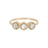 Jennie Kwon Designs Green Sapphire Aria Ring - 14K Yellow/14K Rose/14K White - Thumbnail 3