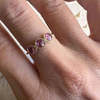 Jennie Kwon Designs Pink Sapphire Aria Ring - 14K Yellow/14K Rose/14K White - Thumbnail 1