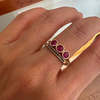 Jennie Kwon Designs Ruby Aria Ring - 14K Yellow/14K Rose/14K White - Thumbnail 4