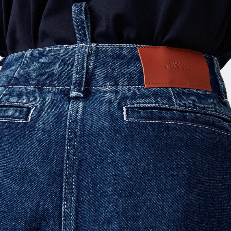 Studio Nicholson Akerman Twist Seam Denim Pant - Washed