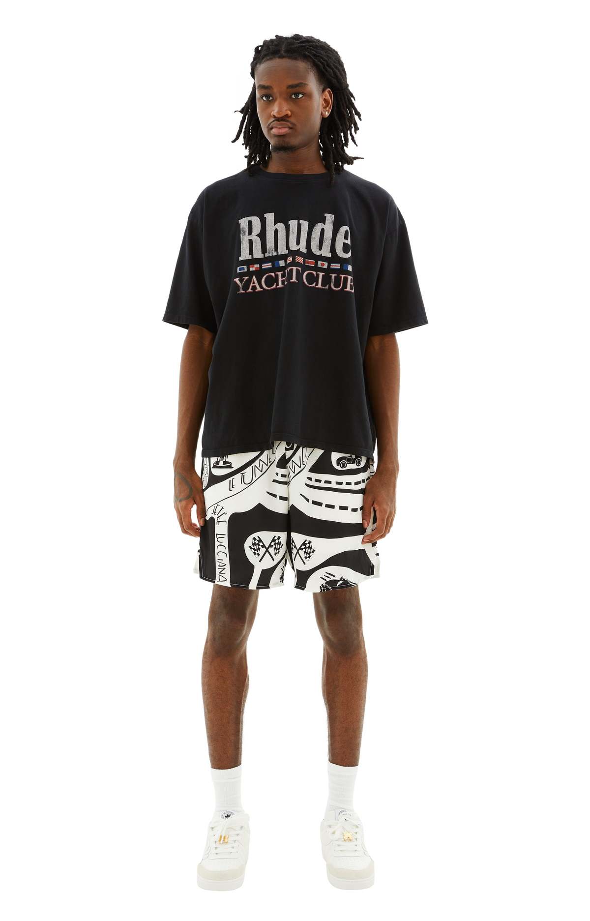 Rhude Flag T-Shirt - Vintage Black | Garmentory