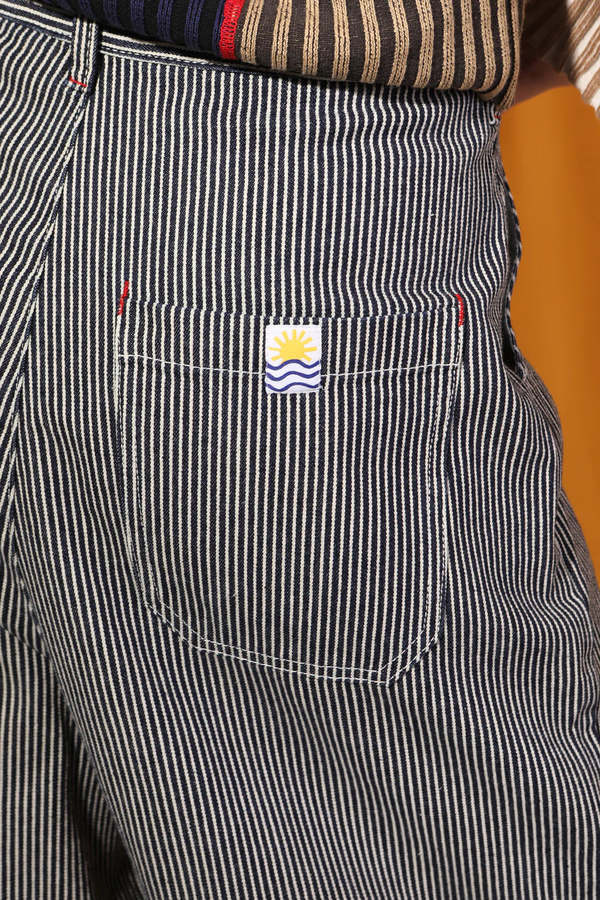 LF Markey Mega Slacks - Indigo Stripe