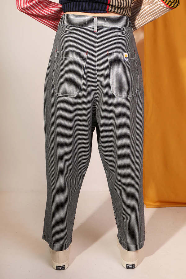 LF Markey Mega Slacks - Indigo Stripe