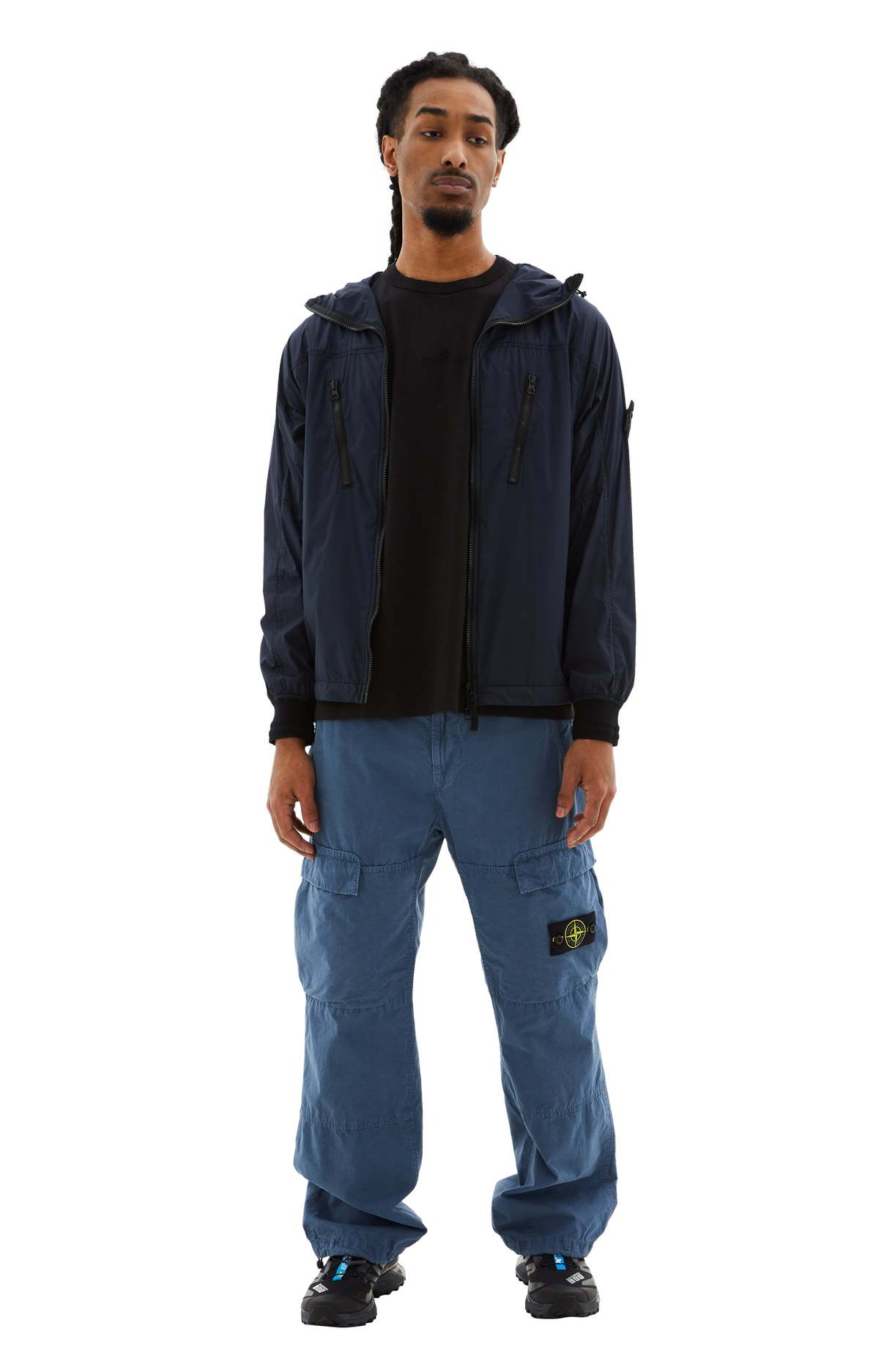 Packable Skin Touch Nylon-TC Jacket (Navy) | Garmentory