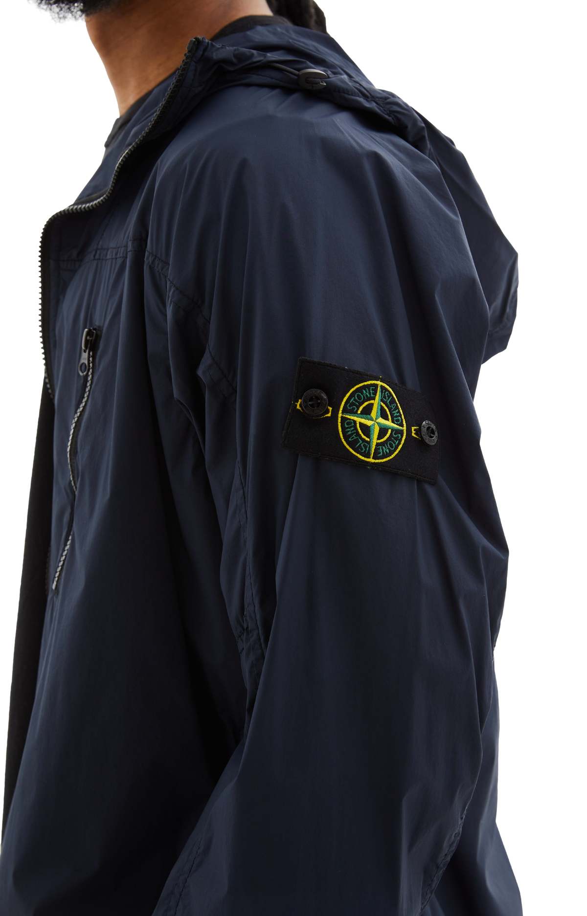 Packable Skin Touch Nylon-TC Jacket (Navy) | Garmentory
