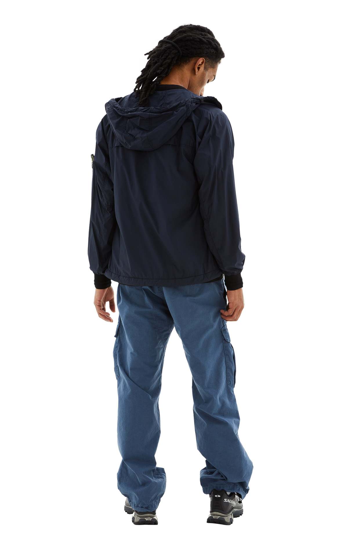 Packable Skin Touch Nylon-TC Jacket (Navy) | Garmentory