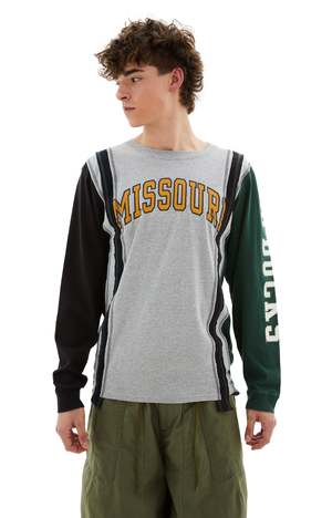 Needles Rebuild by Needles 7 Cuts L/S T-Shirt - Multicolor