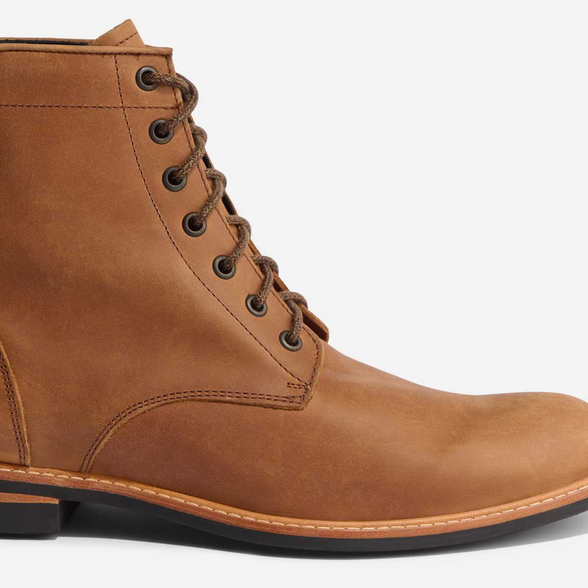 Nisolo Andres All-Weather Boots Tobacco Leather Men’s 9 Lace Up Nisolo All-Weather Andres Boot - Tobacco | Garmentory main image 3