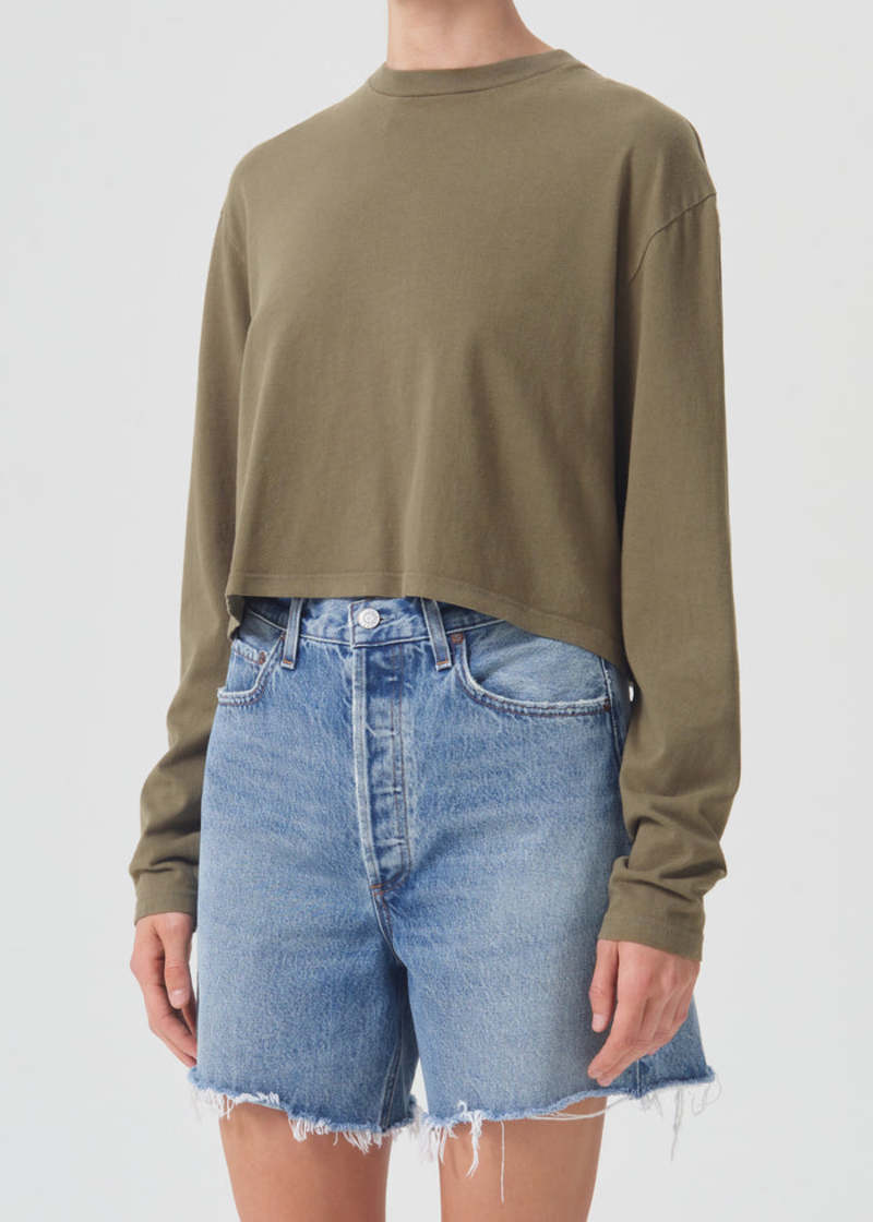 【あすつく】 AGOLDE Garmentory | Tee Cropped Mason トップス