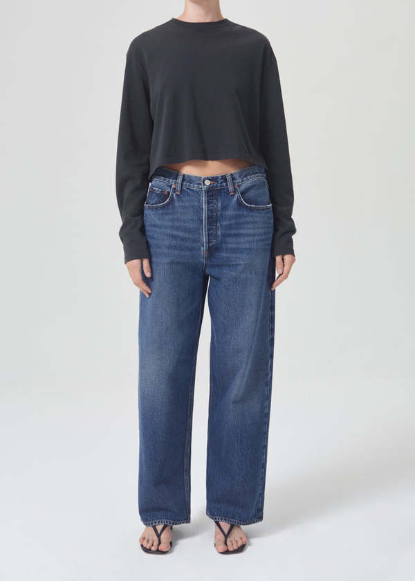 AGOLDE Mason Cropped Tee | Garmentory