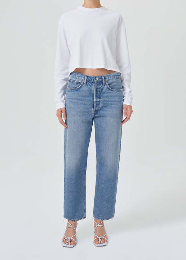 AGOLDE Mason Cropped Tee | Garmentory