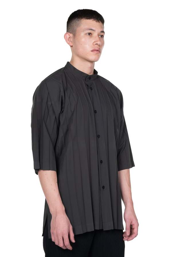 Issey Miyake Edge Shirt - Charcoal | Garmentory