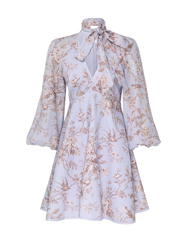 zimmermann dancer tie neck mini