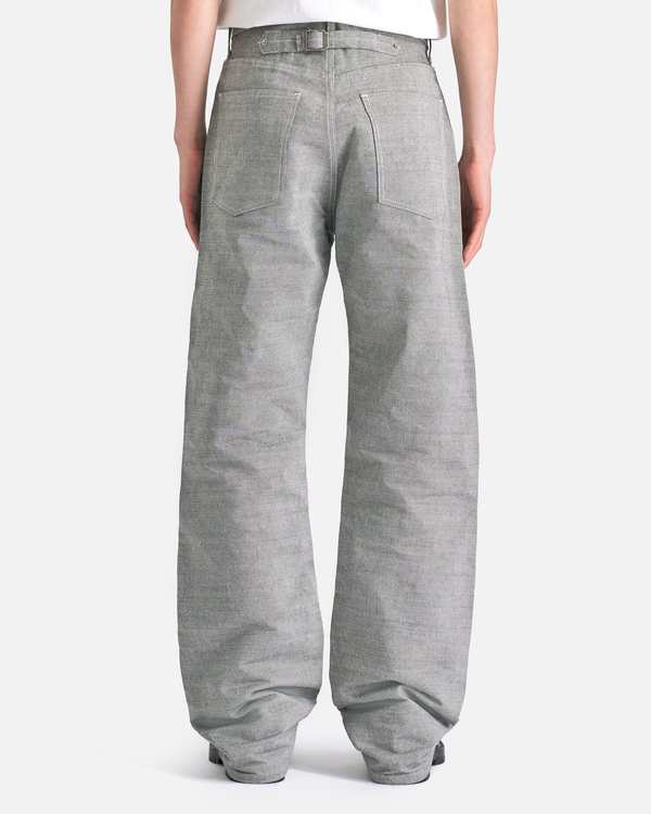 Maison Margiela 12 oz. Broken Twill 5 Pocket Pants - Caviar