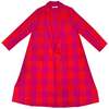 Ali Golden Notch Jacket - Poppy/Pink Plaid - Thumbnail 1