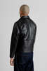 Sunflower Short Leather Jacket - Black - Thumbnail 7