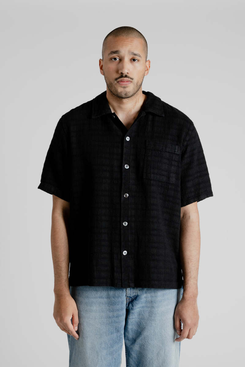 Sunflower Spacey SS Shirt - Black | Garmentory