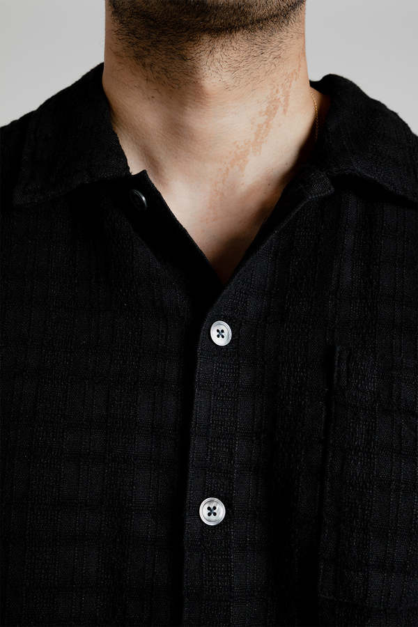 Sunflower Spacey SS Shirt - Black | Garmentory