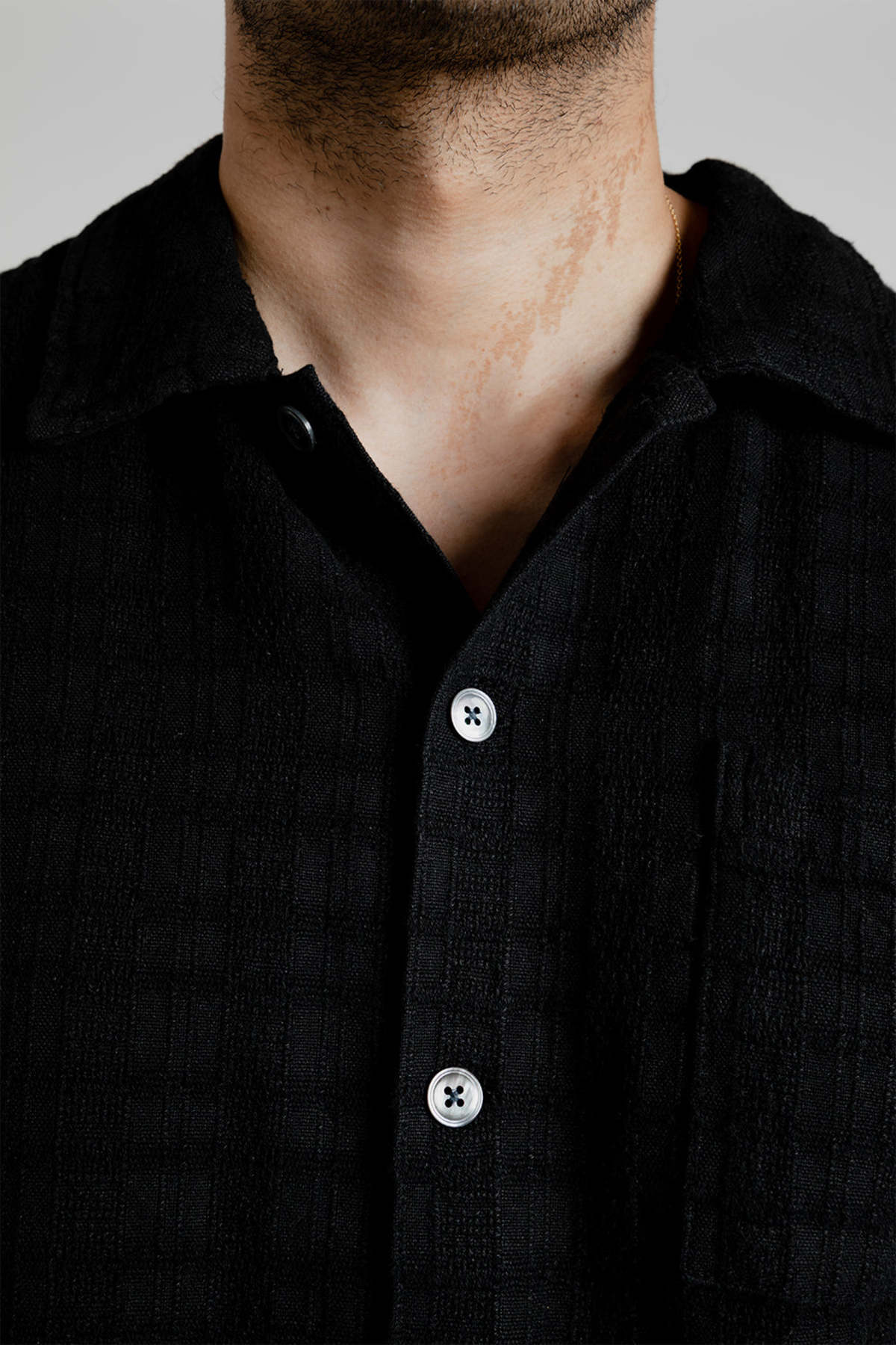 SUNFLOWER｜SHORT-SLEEVED SHIRTS (SPACEY SS SHIRT BLACK ( Sunflower Spacey SS Shirt - Black | Garmentory