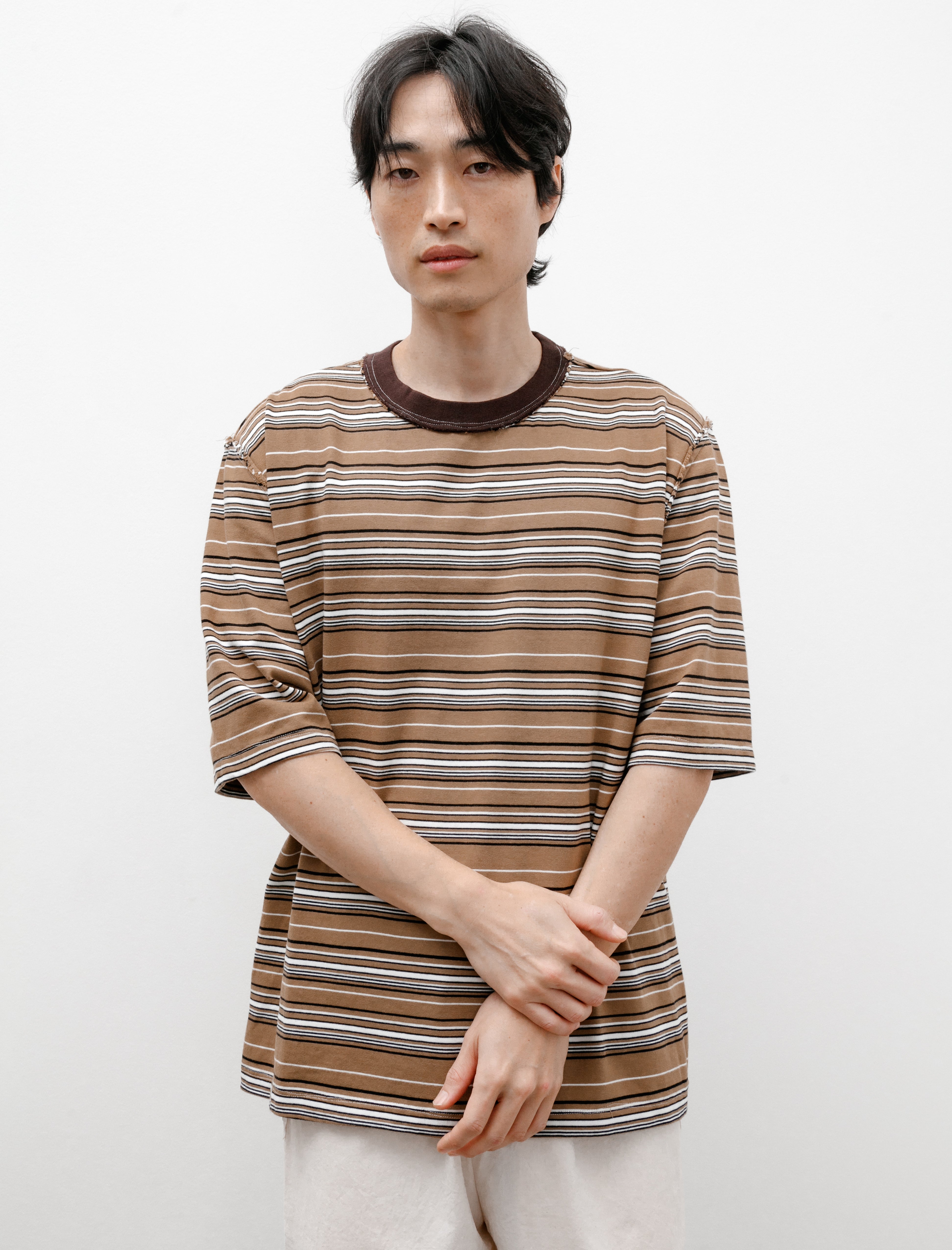 トップス CAMIEL FORTGENS BIG TEE HEAVY JERSEY Camiel Fortgens SS Big Tee Heavy Jersey Indigo Dye – Neighbour