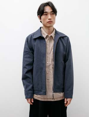 Camiel Fortgens Sunny Dried Canvas Simple Jacket - Blue | Garmentory