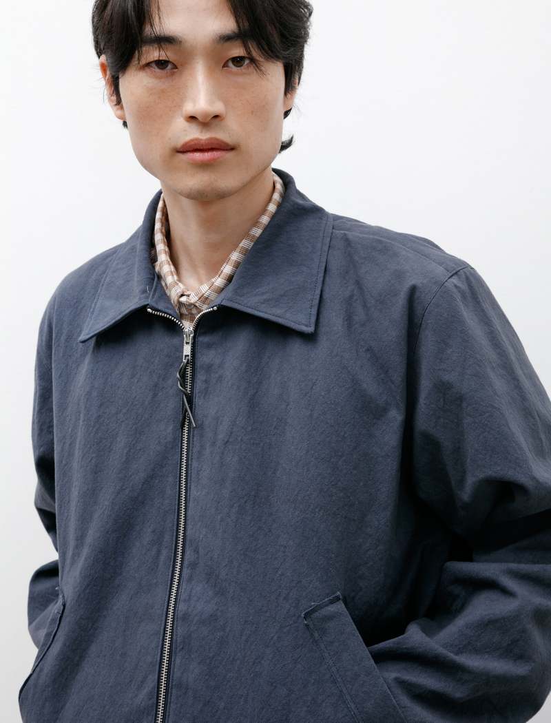 Camiel Fortgens Sunny Dried Canvas Simple Jacket - Blue