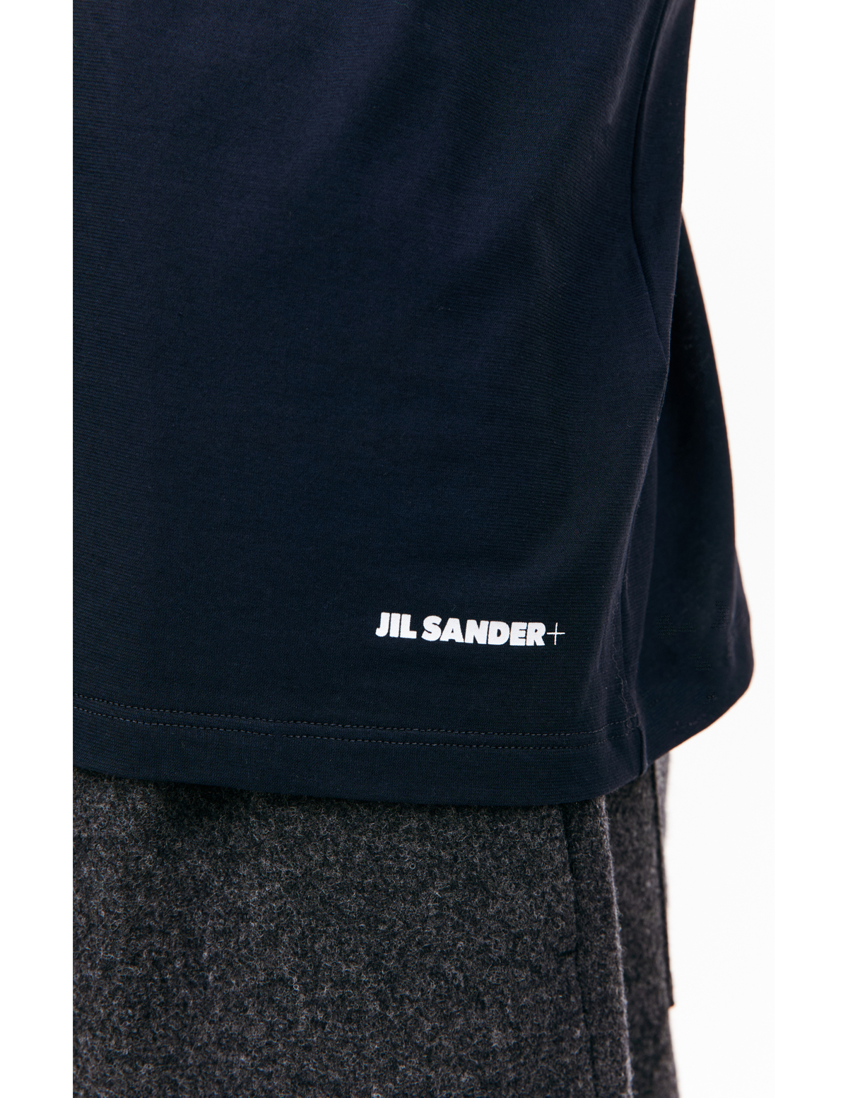 Jil Sander Cotton T-shirt - Navy Blue | Garmentory