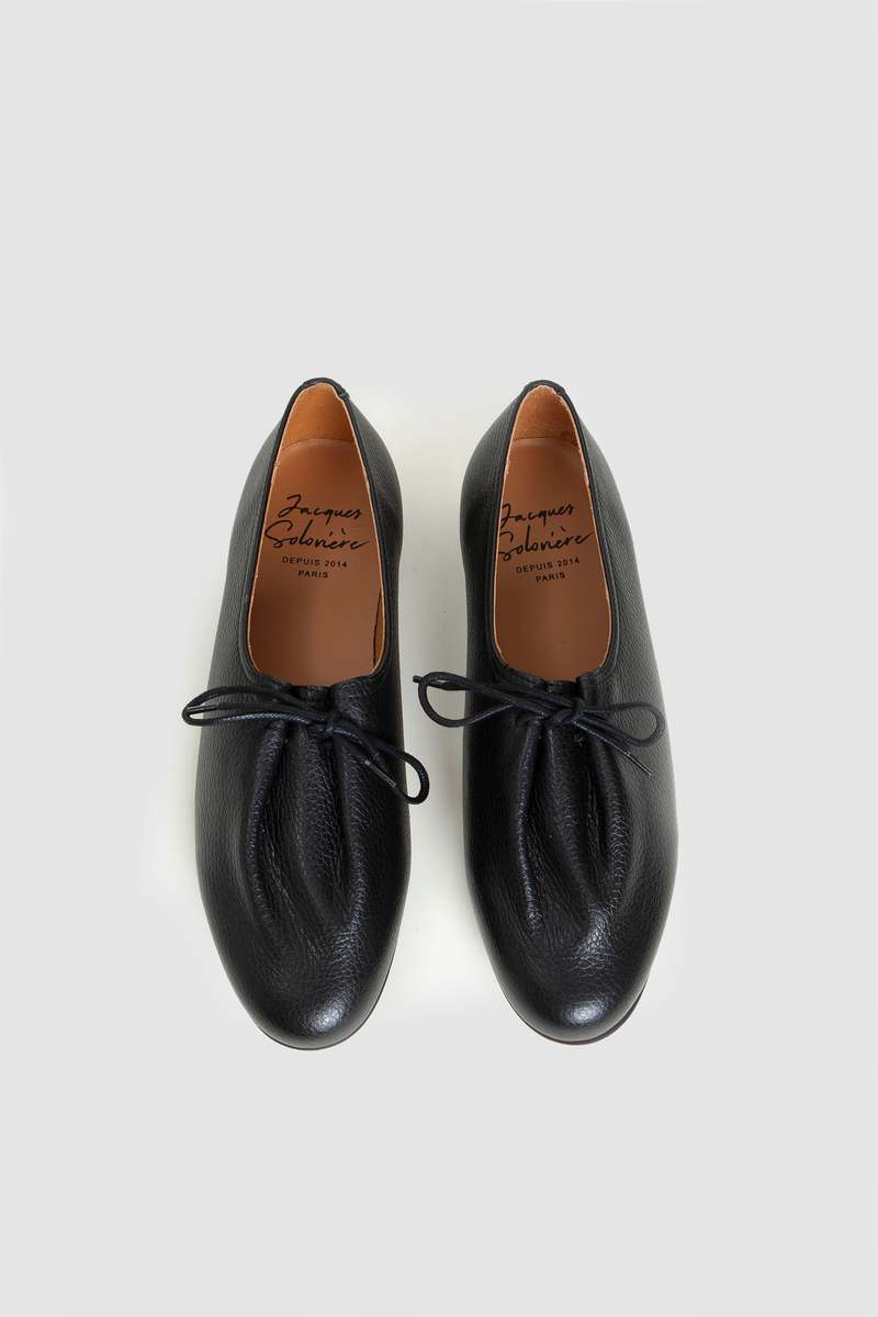 Jacques Solovière Paris Matt Gained Calf - Black | Garmentory