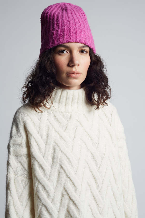 Eleven Six Knits SOPHIA HAT - FUCHSIA 