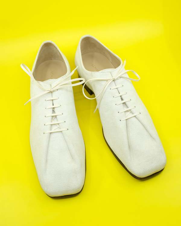 Lemaire Souris Classic Derbies - Dirty White | Garmentory