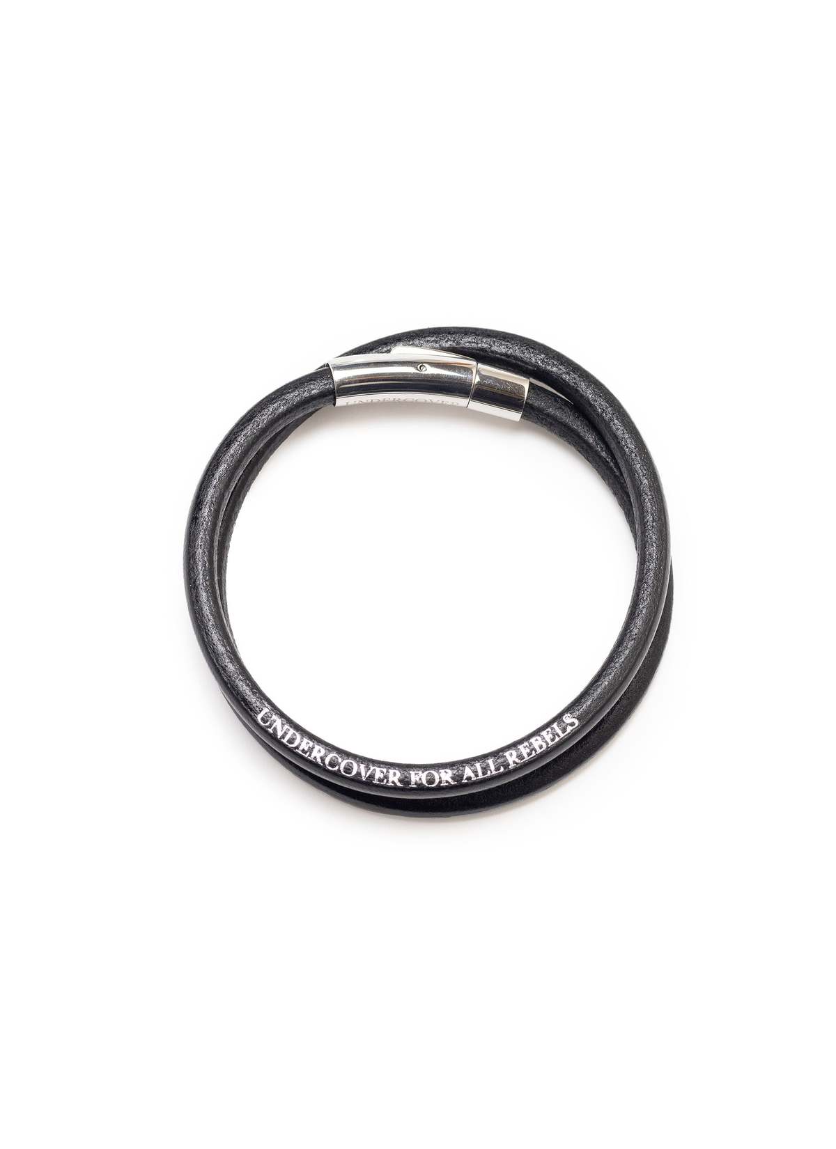 Undercover LEATHER BRACELET - BLACK | Garmentory