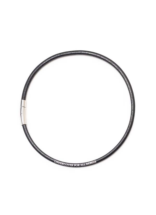 Undercover LEATHER BRACELET - BLACK | Garmentory